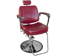 Beauty System Kirpyklos kėdė BeautySystem Bjorn BH-3318, raudona