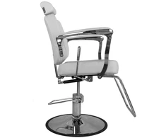 Beauty System Kirpyklos kėdė BeautySystem Bjorn BH-3318, šviesiai pilka