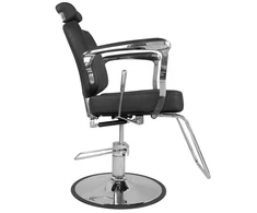 Beauty System Kirpyklos kėdė BeautySystem Bjorn BH-3318, matinė juoda