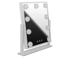 Beauty System Makiažo veidrodis su LED apšvietimu HOLLYWOOD 29x36cm