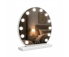 Beauty System Makiažo veidrodis su LED apšvietimu GLAMOUR 50cm
