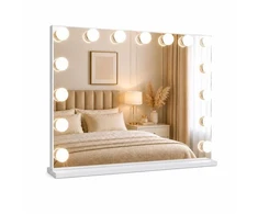 Beauty System Makiažo veidrodis su LED apšvietimu HOLLYWOOD 120x80cm
