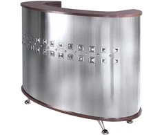 Beauty System Registratūros stalas Beauty Arc Chrome