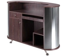 Beauty System Registratūros stalas Beauty Arc Chrome