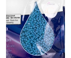 Activeshop Mėlyna Depilflax Ultraflex Mėlyna – profesionalus veganiškas depiliacinis vaškas perliukais (1kg)