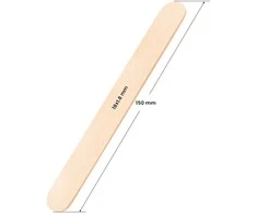 Activeshop Medinės mentelės, 150x18x1.8mm, 150 vnt.