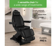 Elektrinis kosmetologinis krėslas Habys Elara PRO 4, juodas