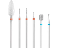 Activeshop Frezos antgalių rinkinys Exo Pro podo, 6 vnt.