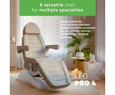 Habys Elektrinis kosmetologinis krėslas Leo PRO 4Grey
