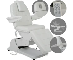 Habys Elektrinis kosmetologinis krėslas Velora PRO 4 Touch Core, pilkas