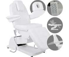 Habys Elektrinis kosmetologinis krėslas Velora PRO 4 Touch Core, baltas