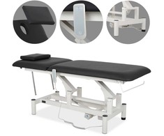 Habys Elektrinis kosmetologinis masažo stalas Optima Satin Comfort K715 Juodas