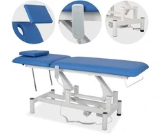 Habys Elektrinis kosmetologinis masažo stalas Optima Satin Comfort K723 Mėlyna
