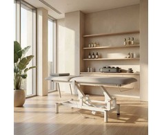 Habys Elektrinis kosmetologinis masažo stalas Optima Satin Comfort K729 Pilkas