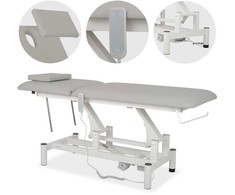 Habys Elektrinis kosmetologinis masažo stalas Optima Satin Comfort K729 Pilkas
