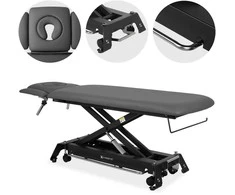 Habys Elektrinis kosmetologinis terapijos stalas Evero Cross X4 Ergo Satin Comfort K722 Pilkas