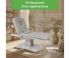 Habys Elektrinis procedūrų gultas Estella ERGO 2 light pilkas