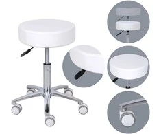 Habys Kosmetologinė meistro kėdutė Mobi Comfy Base baltas