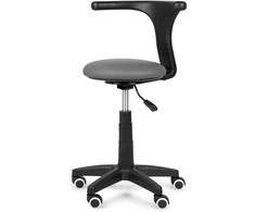Habys Kosmetologinė meistro kėdutė Tessa stool PVC pilka