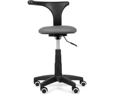 Habys Kosmetologinė meistro kėdutė Tessa stool PVC pilka