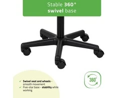 Habys Kosmetologinė meistro kėdutė Timo Comfy Base baltas