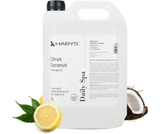 Habys Masažo aliejus Daily Spa Citrus Coconut, 5000 ml