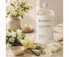 Habys Masažo aliejus Daily Spa Jasmine Vanilla, 1000 ml