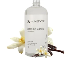 Habys Masažo aliejus Daily Spa Jasmine Vanilla, 1000 ml