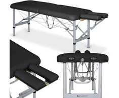 Habys Masažo stalas Chiro Ultralux 19 Alu Vinyl Flex K015, juodas