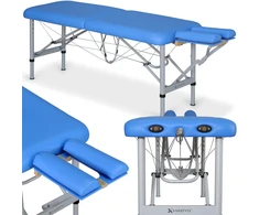 Habys Masažo stalas Chiro Ultralux 19 Alu Vinyl Flex K023 mėlynas