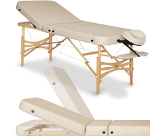 Habys Masažo stalas Gallo Plus Light Wood 76 Vinyl Flex K033 smėlio spalvos