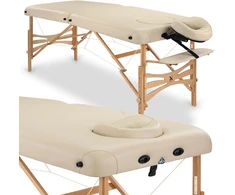 Habys Masažo stalas Panda 70 Comfort su veido anga, iš Vinyl Flex K033, smėlio spalvos