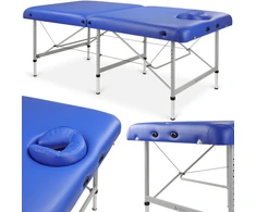 Habys Masažo stalas Structural 102 Comfort su veido anga, su Vinyl Flex K012 apmušalu, tamsiai mėlynas