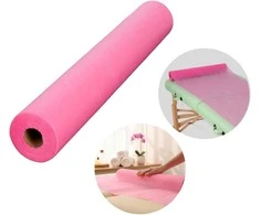 Habys Neaustinė medicinos paklodė rulone 60cm×50m, 18 g/m² (rožinė)