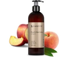 Habys Persikų masažo aliejus, 500 ml