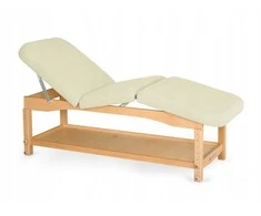 Habys Stacionarus masažo stalas Nova Komfort Light Wood Ivory