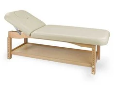 Habys Stacionarus masažo stalas Nova Light Wood Comfort rusvai gelsvas