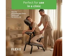 Habys Vertikalaus masažo kėdė Flexo Comfy Base pilkas