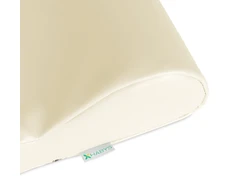 Kaklo masažo pagalvėlė Habys Satin Comfort, smėlio spalvos