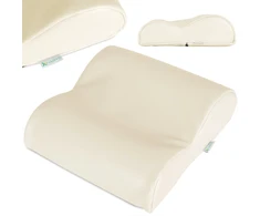 Kaklo masažo pagalvėlė Habys Satin Comfort, smėlio spalvos