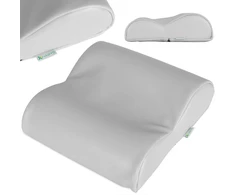 Kaklo masažo pagalvėlė Habys Satin Comfort, šviesiai pilka