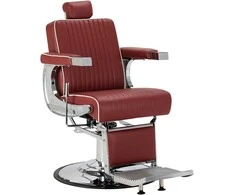 Kirpyklos barberio kėdė Gabbiano Visionerio Raudona and Chrome