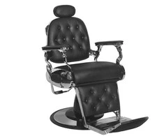 Activeshop Kirpyklos kėdė Barber Chair Gabbiano Francesco Chrome Juodas