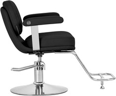 Activeshop Kirpyklos kėdė Omega Astra, juoda