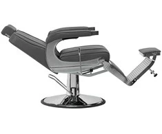 Activeshop Kirpyklos barberio kėdė Hair System BM88066 pilka