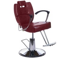 Kirpyklos kėdė PROFESSIONAL BARBER CHAIR HEKTOR BRUSSEL CHERRY