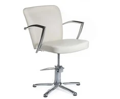 Kirpyklos kėdė PROFESSIONAL HAIRDRESSING CHAIR LIVIO BRUSSEL CREAM