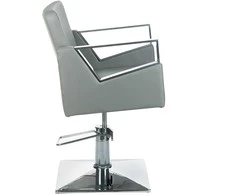 Beauty System Kirpyklos kėdė PROFESSIONAL HAIRDRESSING CHAIR ARTURO VILNIUS LIGHT Pilkas