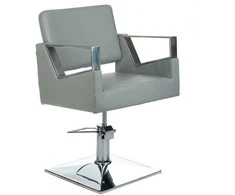 Beauty System Kirpyklos kėdė PROFESSIONAL HAIRDRESSING CHAIR ARTURO VILNIUS LIGHT Pilkas