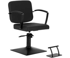 Activeshop Kirpėjo kėdė Hair System Edge Noir juoda